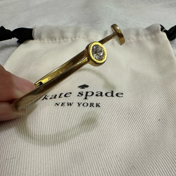 Kate Spade New York Spot The Spade Open Hinge Bangle - Picture 4 of 5